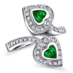 Heart-Emerald-and-Diamond-Twin-Heart-Ring-in-14k-White-Gold_SR0342EH