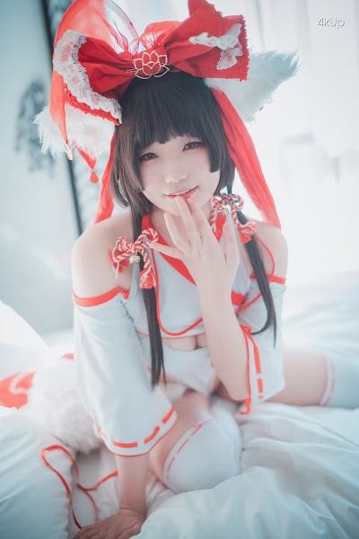 DJAWA Photo – Mimmi (밈미) Kitsune Miko (A ver)