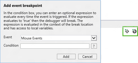 Event breakpoints and tracepoints