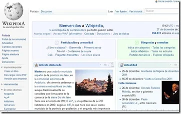 wikipedia enciclopedia en español gratis