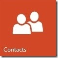 Outlook design contacts