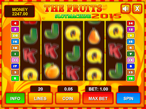 Slot Machines The Fruit 2015