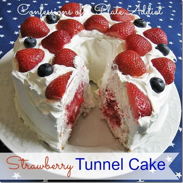 CONFESSIONS OF A PLATE ADDICT Strawberry Tunnel Cake