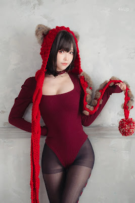 Coser@Ely_eee (ElyEE子) 红色 KNITTING