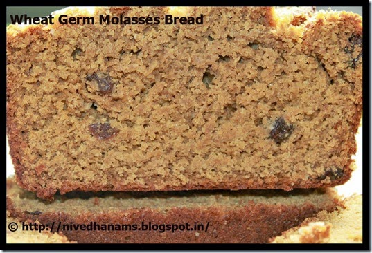 Wheat Germ and Molasses Bread - IMG_3469