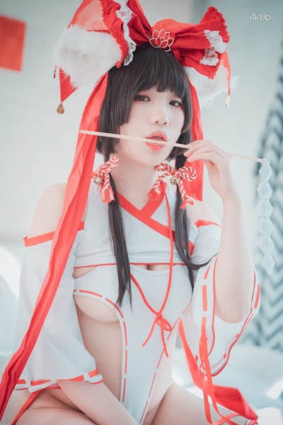 DJAWA Photo – Mimmi (밈미) Kitsune Miko (A ver)