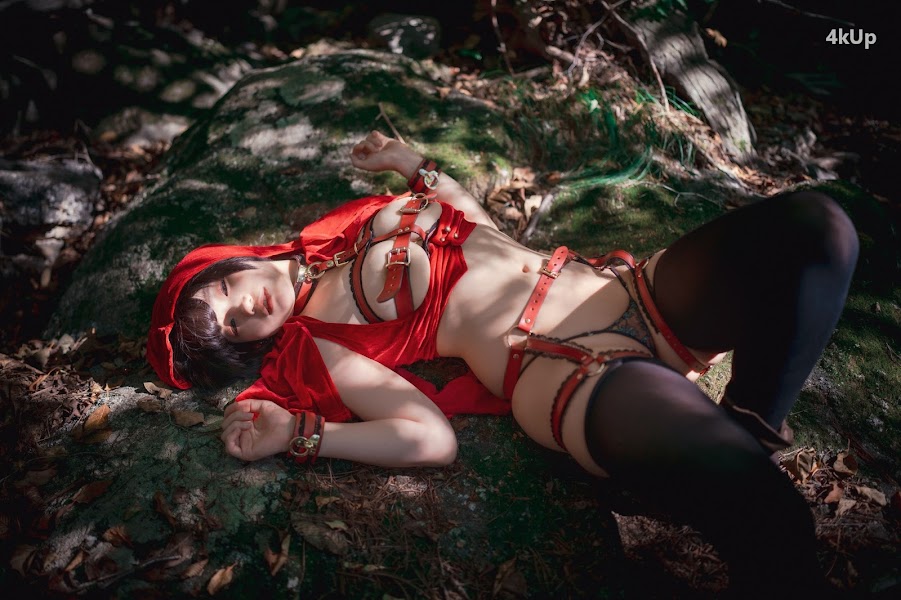 DJAWA Photo – Mimmi (밈미) Naughty Red Hiring Hood