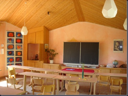 Waldorfschule-Klassenraum