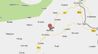 Carte de Walungu au Sud-kivu