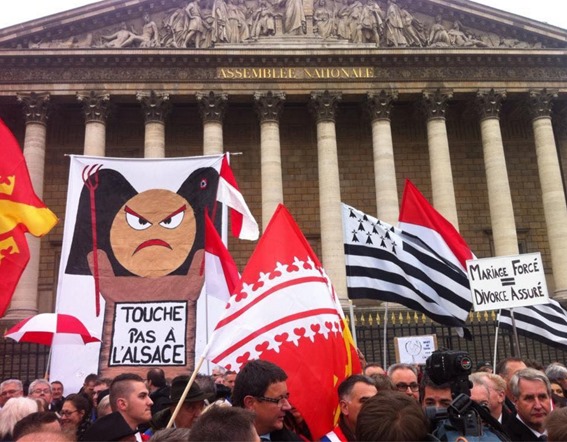 manifestacion dels Alsacians a Paris 25112014