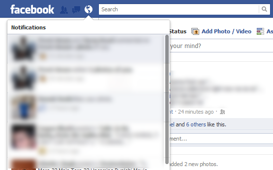 facebook notification