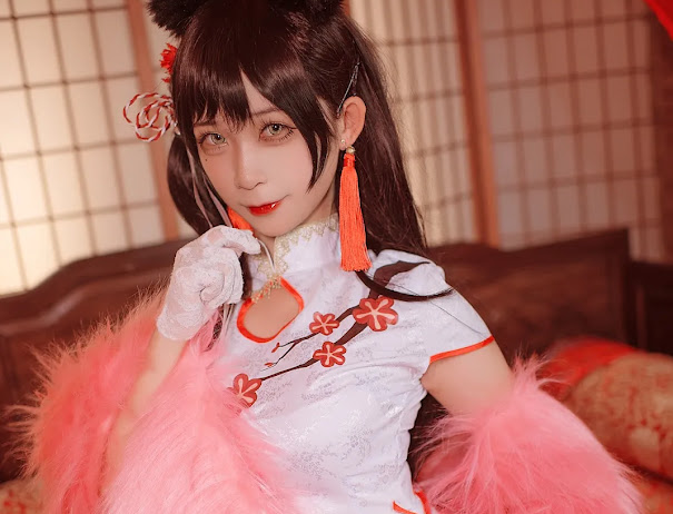 Coser@樱落酱w 爱宕新春旗袍