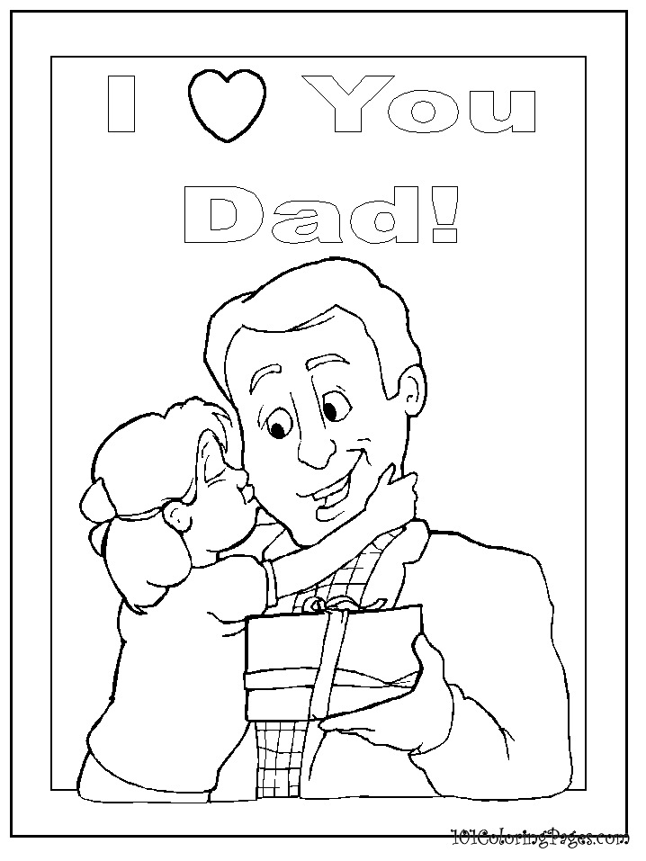 i missed you daddy coloring pages - photo #10