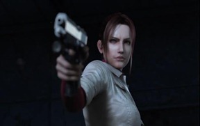 claire with the gun