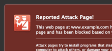 Reported Attack Page