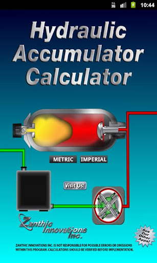 Hydraulic Accumulator Calc