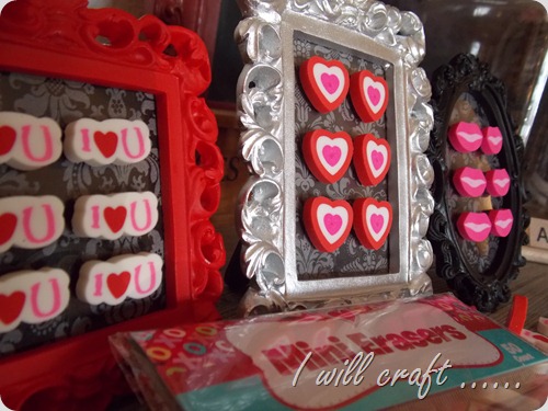 I will craft...Mini Eraser Valentine Art (7)