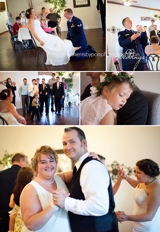 reception garter toss