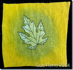 Sue Reno, Silver Maple embroidery