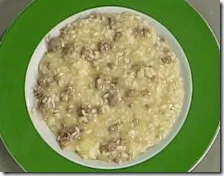 Risotto al formaggio di malga con tastasal