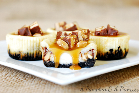 Mini-Snickers-Cheesecake