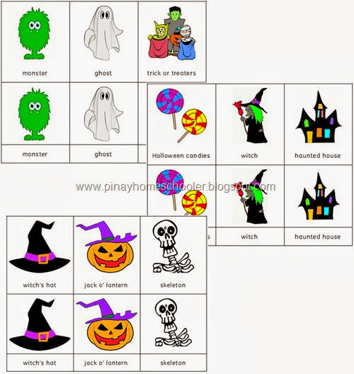 FREE Halloween Themed Nomenclature Cards