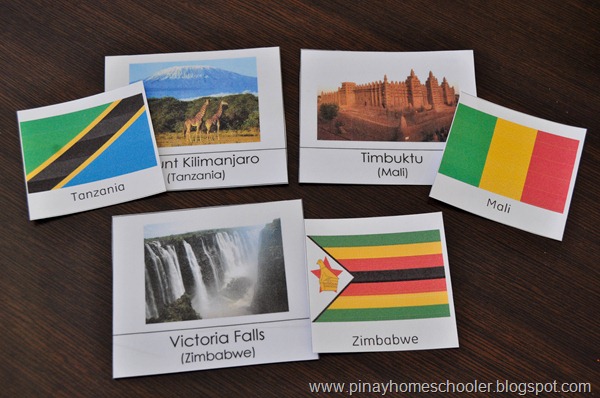 Continent ~ Africa [3] (Flags and Landmarks with Printable) | The Pinay  Homeschooler