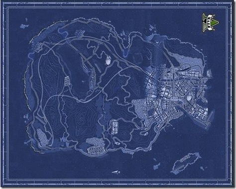 Grand Theft Auto V: So könnte die komplette Karte von Los Santos
