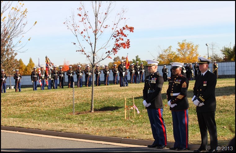 at the service