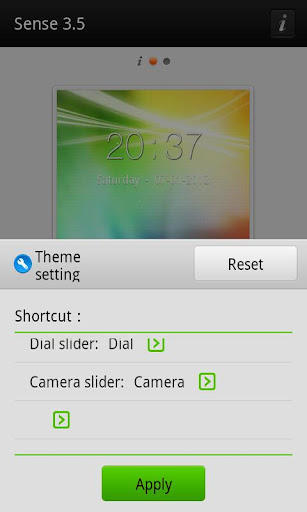 Sense 3.5 lockscreen GO Locker v1.3