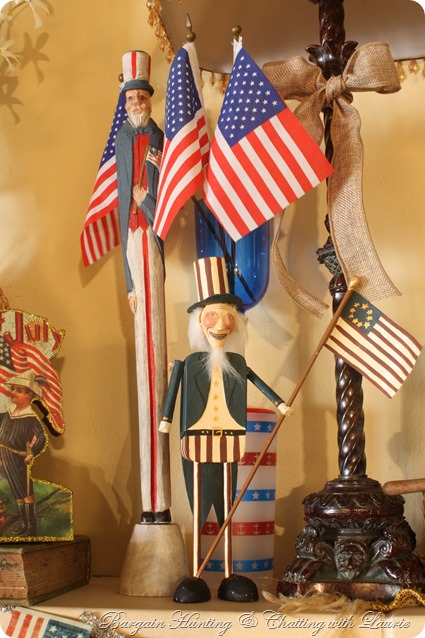4th of July Mantel-Bargan Hunting with Laurie
