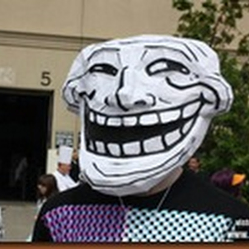 Máscara de trollface para imprimir