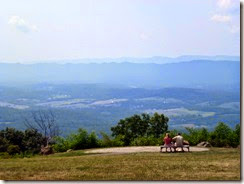 View from Dickey Ridege VC of Skyline Drive