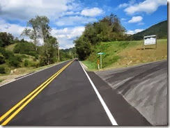Newly paved Newfound Road