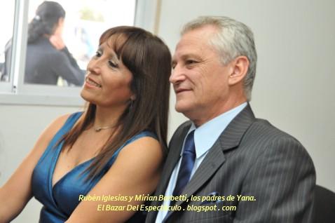 Rubén Iglesias y Mirian Barbetti, los padres de Yana..JPG