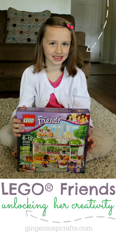 LEGO® Friends Unlocking Her Creativity at GingerSnapCrafts.com #LEGOFriendsCGC #spon