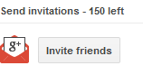 Google+ invites limit
