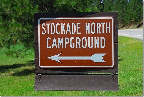Stockade North Sign