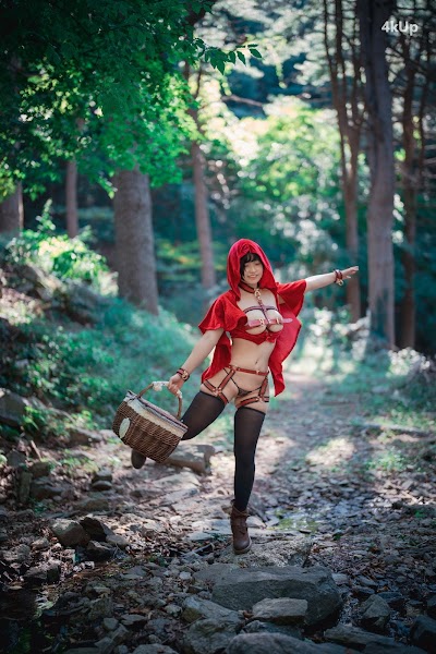 DJAWA Photo – Mimmi (밈미) Naughty Red Hiring Hood