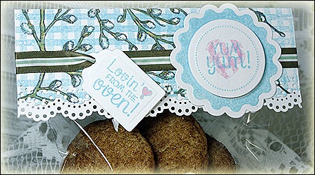 Pussy Willow Background, Gingham Background, Baking Gift Tags, Baking Tag Sentiments, Recipe Card and Tags Dies, Our Daily Bread designs