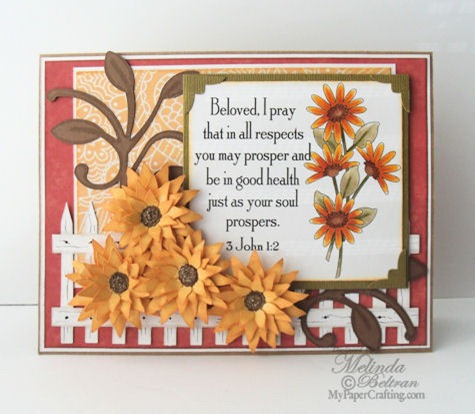 Fall Card Using Free Digi 9-11 Prayer