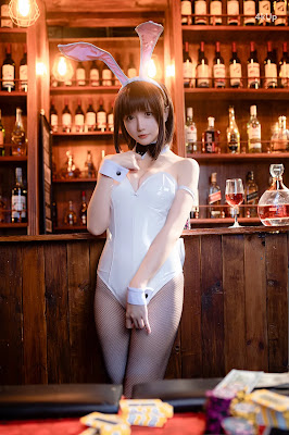 Coser@星之迟迟Hoshilily 加藤惠 兔女郎