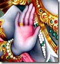 Shri Rama's hand