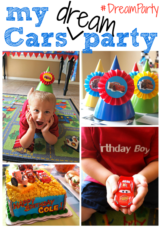 Disney Cars Birthday Party Ideas #DreamParty #cbias #gingersnapcrafts