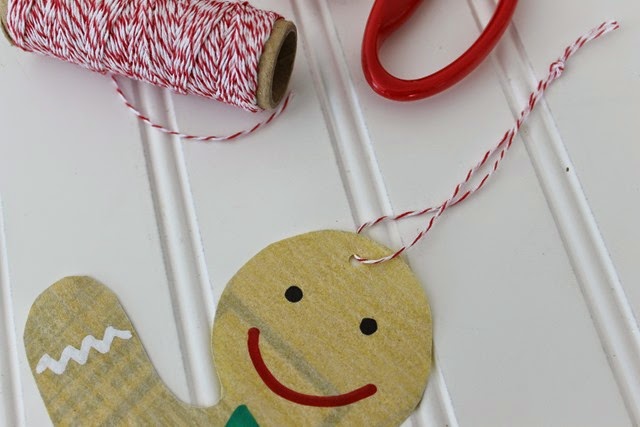 homemade ornament with twine
