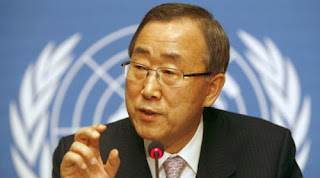 Ban Kimoon, secrétaire général de l'ONU