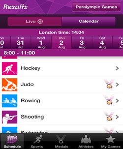 app iPhone-jocurile olimpice 2012
