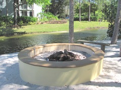 Florida Marriott outdoor firepit