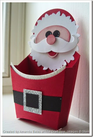 Wonderful Wreath, Santa, Punch Art Santa, by Amanda Bates, The Craft Spa  (1)