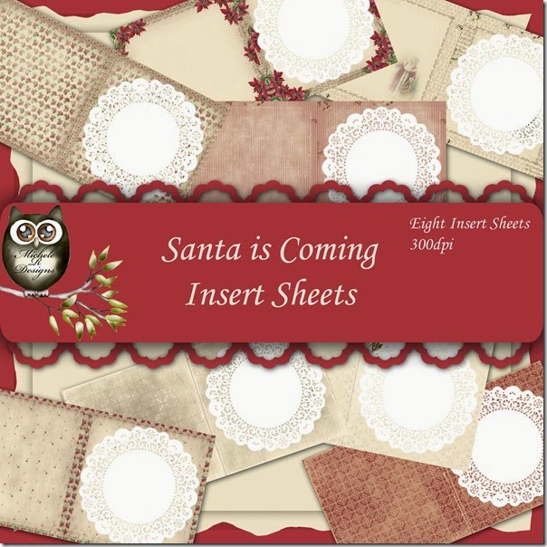 Santa is Coming Inserts Front Page